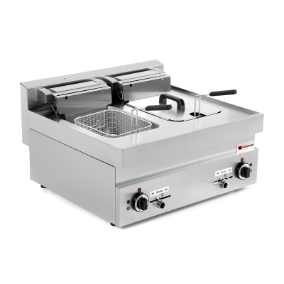 Friteuse électrique à poser professionnelle 2 x 10L - 400V - GOLDINOX Friteuse électrique à poser professionnelle 2 x 10L - 400V - GOLDINOX