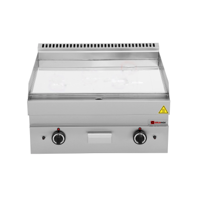 Plaque de cuisson chrome à gaz professionnelle 700mm - GOLDINOX Plaque de cuisson chrome à gaz professionnelle 700mm - GOLDINOX