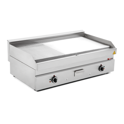 Plaque de cuisson lisse et rainurée électrique professionnelle 1100mm - 400V - GOLDINOX Plaque de cuisson lisse et rainurée électrique professionnelle 1100mm - 400V - GOLDINOX