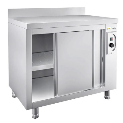 Meuble bas inox chauffant 1200 x 700 mm adossée PREMIUM / GOLDINOX Meuble bas inox chauffant 1200 x 700 mm adossée PREMIUM / GOLDINOX