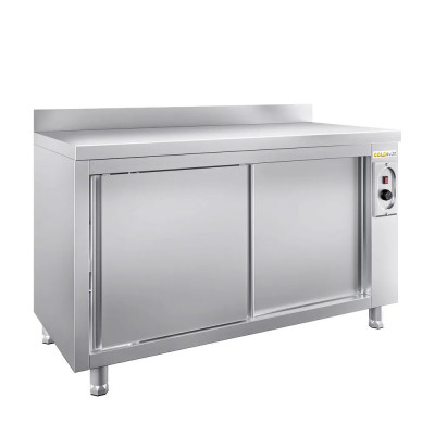 Meuble bas inox chauffant 1600 x 700 mm adossée PREMIUM / GOLDINOX Meuble bas inox chauffant 1600 x 700 mm adossée PREMIUM / GOLDINOX