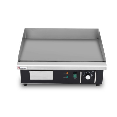 Plaque de cuisson en acier lisse électrique professionnelle 550 mm - GOLDINOX Plaque de cuisson en acier lisse électrique professionnelle 550 mm - GOLDINOX