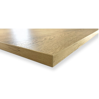Table complète 70x70 cm Chêne avec pied de table noir / GOLDINOX Table complète 70x70 cm Chêne avec pied de table noir / GOLDINOX