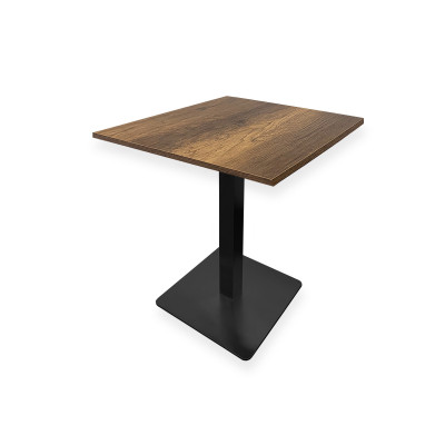 Table complète 70x70 cm Baroque avec pied de table noir / GOLDINOX Table complète 70x70 cm Baroque avec pied de table noir / GOLDINOX