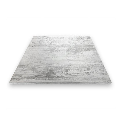 Table complète 70x70 cm Blanc Antique avec pied de table noir / GOLDINOX Table complète 70x70 cm Blanc Antique avec pied de table noir / GOLDINOX