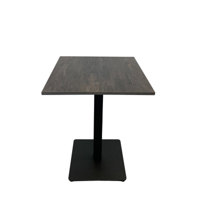 Table complète 70x70 cm Volcanique avec pied de table noir / GOLDINOX Table complète 70x70 cm Volcanique avec pied de table noir / GOLDINOX