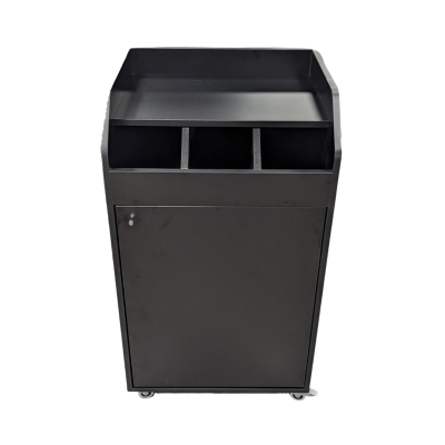 Desserte de service compacte professionnelle - bois noir - GOLDINOX Desserte de service compacte professionnelle - bois noir - GOLDINOX