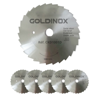 Lame dentée Ø100mm (x5) pour couteau à kebab DOST 100 Lame dentée Ø100mm (x5) pour couteau à kebab DOST 100