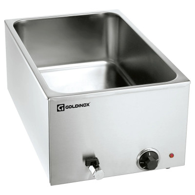 Bain marie avec robinet de vidange GN 1/1 Bain marie avec robinet de vidange GN 1/1