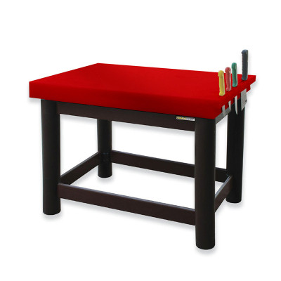 Table de boucher PREMIUM entièrement en polyéthylène avec porte-couteaux - 1000 x 700 mm / GOLDINOX Table de boucher PREMIUM entièrement en polyéthylène avec porte-couteaux - 1000 x 700 mm / GOLDINOX