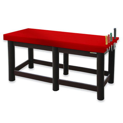 Table de boucher PREMIUM entièrement en polyéthylène avec porte-couteaux - 2000 x 700 mm / GOLDINOX Table de boucher PREMIUM entièrement en polyéthylène avec porte-couteaux - 2000 x 700 mm / GOLDINOX