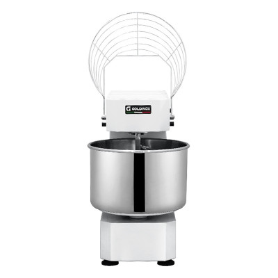 Pétrin à pâte 60 Litres sur pieds 2 vitesses avec tête et cuve fixe (380V) PREMIUM - GOLDINOX
