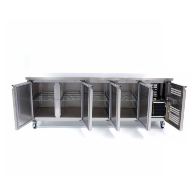 Table réfrigérée positive Tropicalisée 4 portes PREMIUM - GOLDINOX Table réfrigérée positive Tropicalisée 4 portes PREMIUM - GOLDINOX