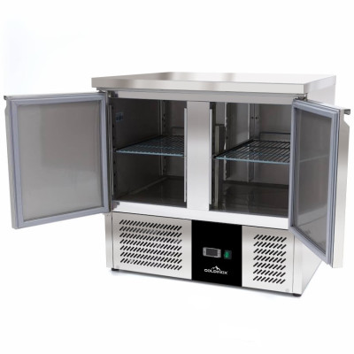 Table réfrigérée compacte 2 portes PREMIUM - GOLDINOX Table réfrigérée compacte 2 portes PREMIUM - GOLDINOX