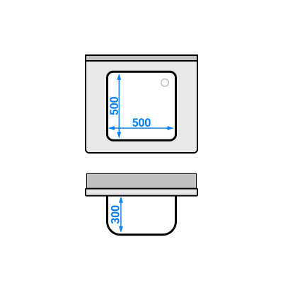 Plonge inox 1 bac - 700 x 700 mm PREMIUM / GOLDINOX Plonge inox 1 bac - 700 x 700 mm PREMIUM / GOLDINOX