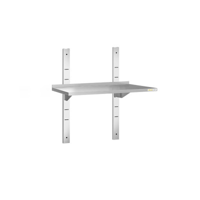 Lot de 3 étagères murales inox 800 x 400 mm PREMIUM / GOLDINOX Lot de 3 étagères murales inox 800 x 400 mm PREMIUM / GOLDINOX