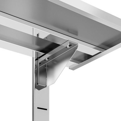 Lot de 3 étagères murales inox 800 x 400 mm PREMIUM / GOLDINOX Lot de 3 étagères murales inox 800 x 400 mm PREMIUM / GOLDINOX