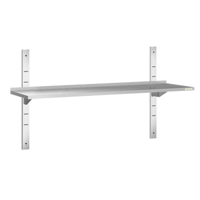 Lot de 3 étagères murales inox 1400 x 400 mm PREMIUM / GOLDINOX Lot de 3 étagères murales inox 1400 x 400 mm PREMIUM / GOLDINOX