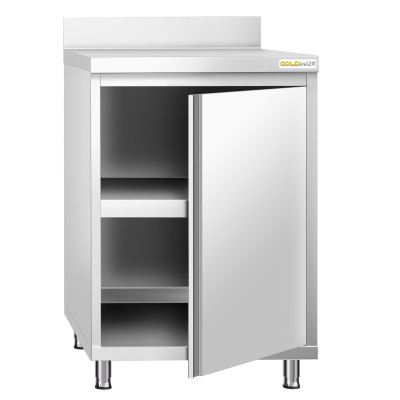 Meuble bas inox 600 x 600 mm adossée PREMIUM / GOLDINOX Meuble bas inox 600 x 600 mm adossée PREMIUM / GOLDINOX