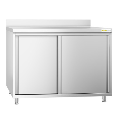 Meuble bas inox 1200 x 600 mm adossée PREMIUM / GOLDINOX Meuble bas inox 1200 x 600 mm adossée PREMIUM / GOLDINOX