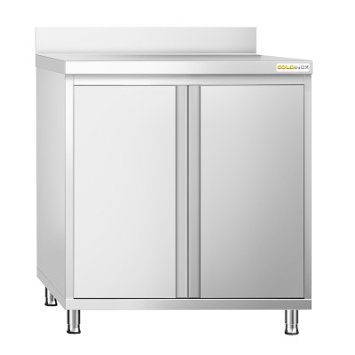 Meuble bas inox 800 x 700 mm adossée PREMIUM / GOLDINOX Meuble bas inox 800 x 700 mm adossée PREMIUM / GOLDINOX