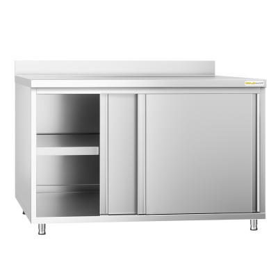 Meuble bas inox 1600 x 700 mm adossée PREMIUM / GOLDINOX Meuble bas inox 1600 x 700 mm adossée PREMIUM / GOLDINOX