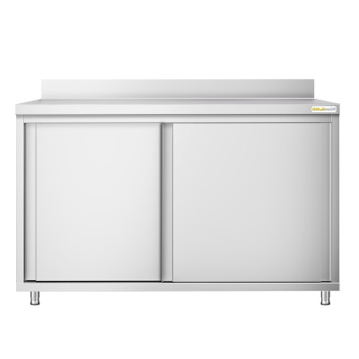 Meuble bas inox 1600 x 700 mm adossée PREMIUM / GOLDINOX Meuble bas inox 1600 x 700 mm adossée PREMIUM / GOLDINOX