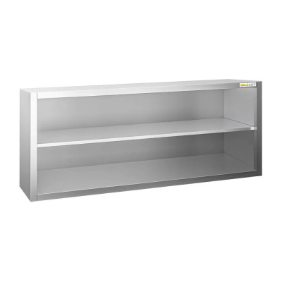 Placard mural inox 1600 x 400 mm / Hauteur 650 mm ouvert PREMIUM / GOLDINOX Placard mural inox 1600 x 400 mm / Hauteur 650 mm ouvert PREMIUM / GOLDINOX