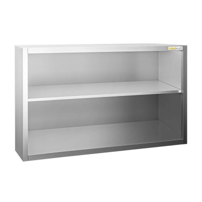Placard mural inox 1200 x 400 mm / Hauteur 800 mm ouvert PREMIUM / GOLDINOX Placard mural inox 1200 x 400 mm / Hauteur 800 mm ouvert PREMIUM / GOLDINOX