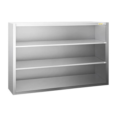 Placard mural inox 1200 x 400 mm / Hauteur 1000 mm ouvert PREMIUM / GOLDINOX Placard mural inox 1200 x 400 mm / Hauteur 1000 mm ouvert PREMIUM / GOLDINOX