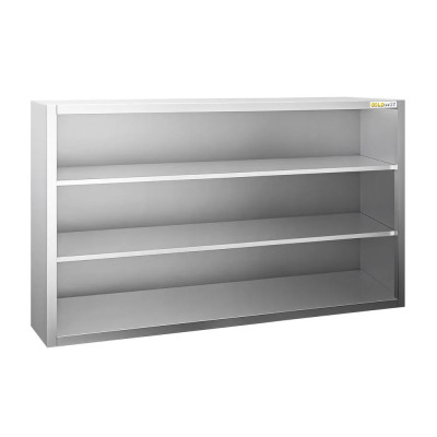 Placard mural inox 1400 x 400 mm / Hauteur 1000 mm ouvert PREMIUM / GOLDINOX Placard mural inox 1400 x 400 mm / Hauteur 1000 mm ouvert PREMIUM / GOLDINOX
