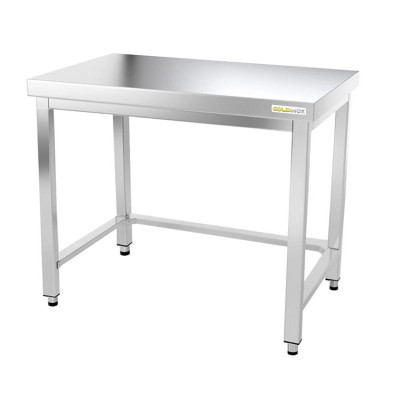 Table inox 1200 x 500 mm avec renfort / GOLDINOX Table inox 1200 x 500 mm avec renfort / GOLDINOX