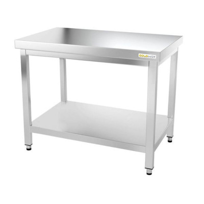 Table inox 1200 x 500 mm avec renfort / GOLDINOX Table inox 1200 x 500 mm avec renfort / GOLDINOX