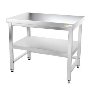 Table inox 1200 x 500 mm avec renfort / GOLDINOX Table inox 1200 x 500 mm avec renfort / GOLDINOX