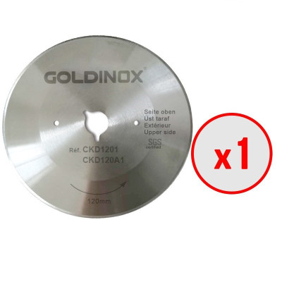 Lame dentée Ø120mm (x1) pour couteau à kebab DOST 120 Lame dentée Ø120mm (x1) pour couteau à kebab DOST 120