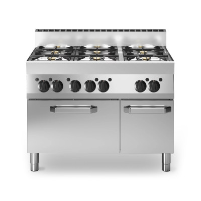 Cuisinière gaz 6 feux sur four gaz (30,8 kW) PREMIUM / GOLDINOX Cuisinière gaz 6 feux sur four gaz (30,8 kW) PREMIUM / GOLDINOX