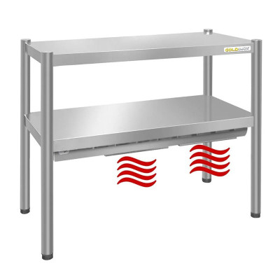 Passe-plat inox chauffant 800 x 350 mm - Hauteur 700 mm PREMIUM / GOLDINOX Passe-plat inox chauffant 800 x 350 mm - Hauteur 700 mm PREMIUM / GOLDINOX