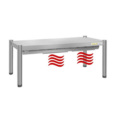 Passe-plat inox chauffant 800 x 350 mm - Hauteur 400 mm PREMIUM / GOLDINOX Passe-plat inox chauffant 800 x 350 mm - Hauteur 400 mm PREMIUM / GOLDINOX