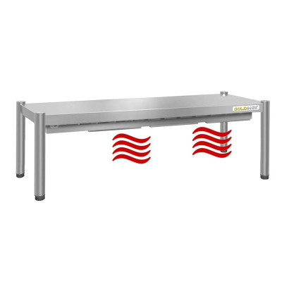 Passe-plat inox chauffant 1600 x 350 mm - Hauteur 400 mm PREMIUM / GOLDINOX Passe-plat inox chauffant 1600 x 350 mm - Hauteur 400 mm PREMIUM / GOLDINOX