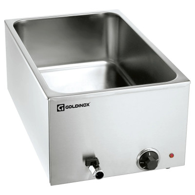 Bain marie avec robinet de vidange GN 1/1