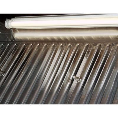 Hotte murale sans moteur 2000x900x450 mm avec éclairage, filtre et robinet de vidange PREMIUM / GOLDINOX