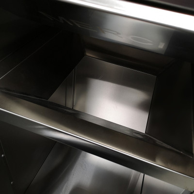 Poubelle snack en inox avec bac plastique / RESTONOBLE Poubelle snack en inox avec bac plastique / RESTONOBLE