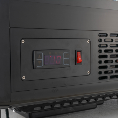 Vitrine réfrigérée positive de comptoir noire 100 Litres PREMIUM - GOLDINOX Vitrine réfrigérée positive de comptoir noire 100 Litres PREMIUM - GOLDINOX