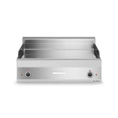 Plaque de cuisson électrique 700 mm lisse et rainurée (9 kw) à poser PREMIUM / GOLDINOX