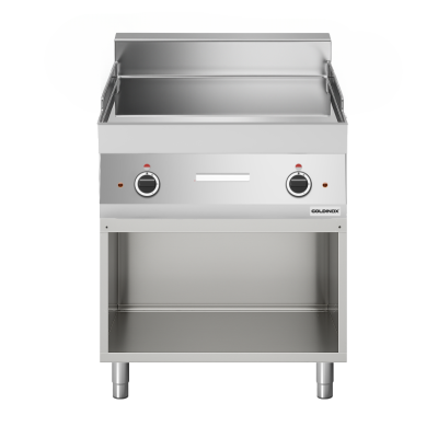 Plaque de cuisson électrique 700 mm lisse chromée (9 kW) à poser PREMIUM / GOLDINOX