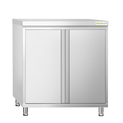 Meuble bas inox 800x600 mm PREMIUM - GOLDINOX