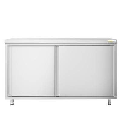 Meuble bas inox 1600 x 800 mm PREMIUM / GOLDINOX