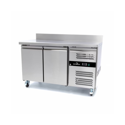 Table de congélation adossée Tropicalisée 2 portes PREMIUM / GOLDINOX