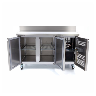Table de congélation adossée Tropicalisée 2 portes PREMIUM / GOLDINOX