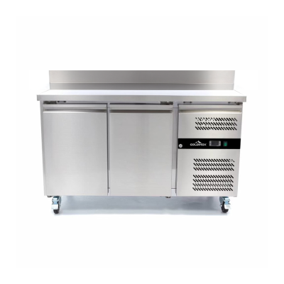 Table de congélation adossée Tropicalisée 2 portes PREMIUM / GOLDINOX